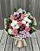 Букет цветов из: Альстромерии, Гвоздики, Розы и Хризантемы в Митрофановке