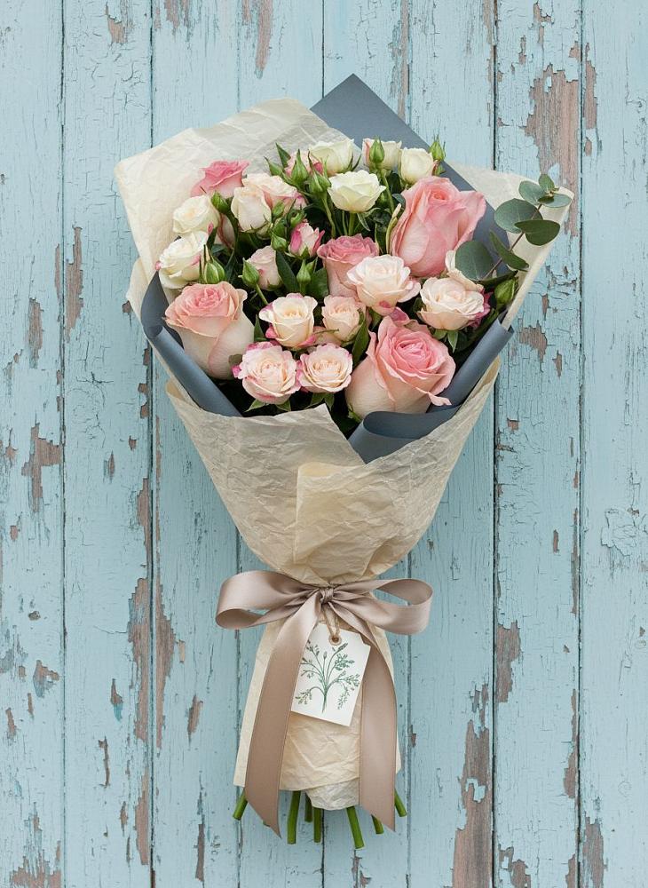 Букет цветов из: Розы в Митрофановке