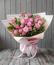 Букет Розовый кустик #REPLACE_PRED# Митрофановке