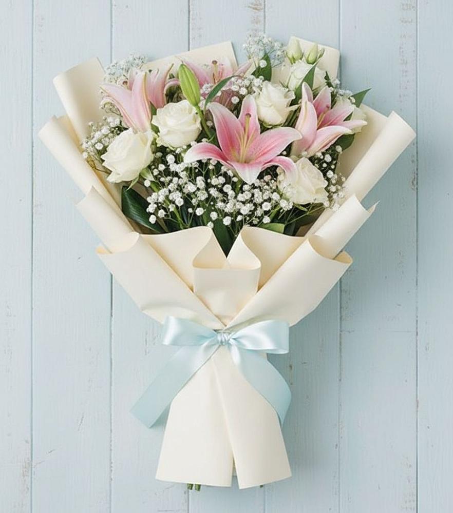 Букет цветов из: Лилии в Митрофановке