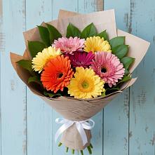 Букет цветов из:  Герберы #REPLACE_PRED# Митрофановке
