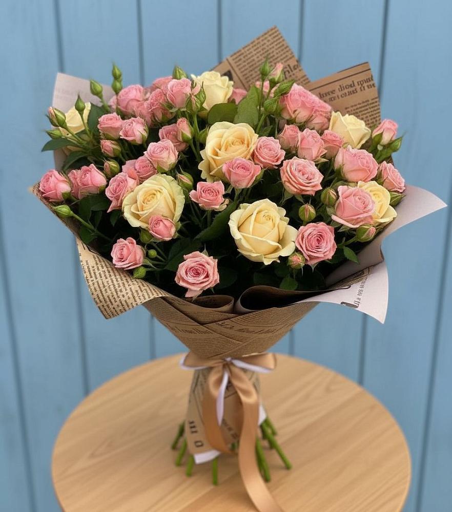 Букет цветов из: Розы в Митрофановке