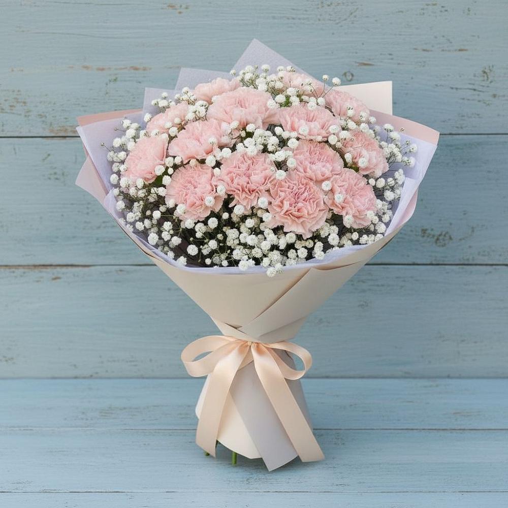 Букет цветов из: Гвоздики в Митрофановке