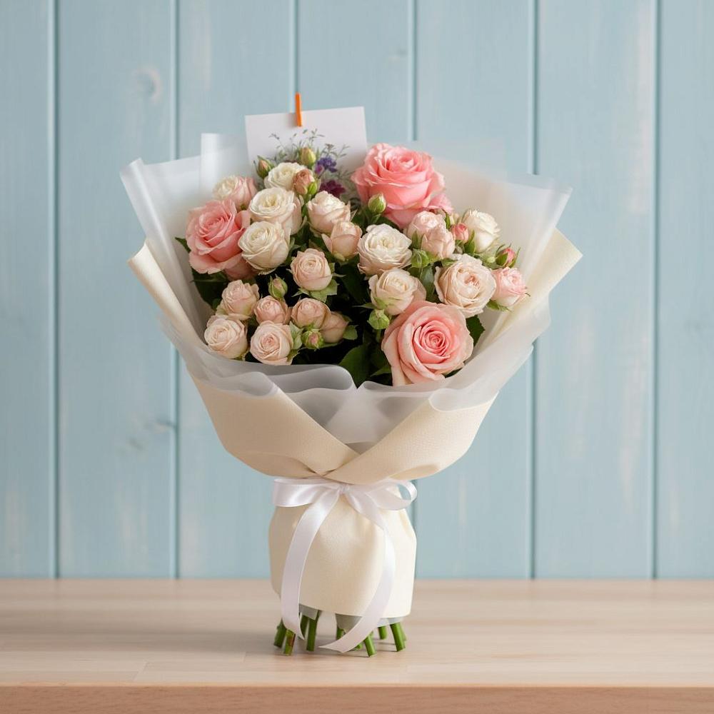 Букет цветов из: Розы в Митрофановке