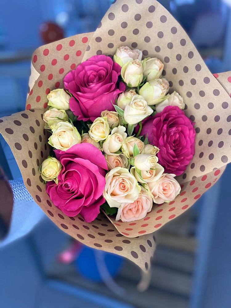 Букет цветов из: Розы в Митрофановке