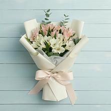 Букет цветов из:  Альстромерии в Митрофановке