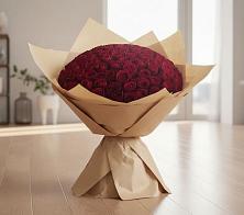 Букет 101 Красная роза в Митрофановке