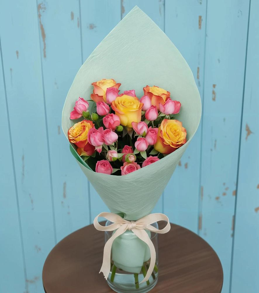 Букет цветов из: Розы в Митрофановке