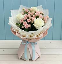 Букет цветов из:  Розы в Митрофановке