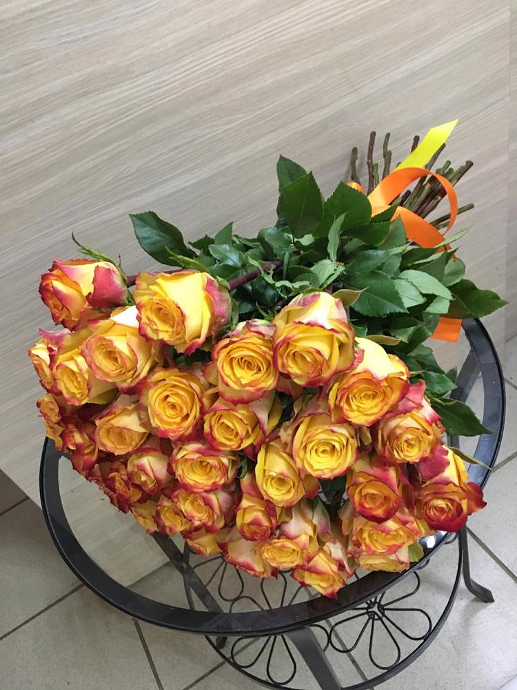 Букет Желтые розы в Митрофановке