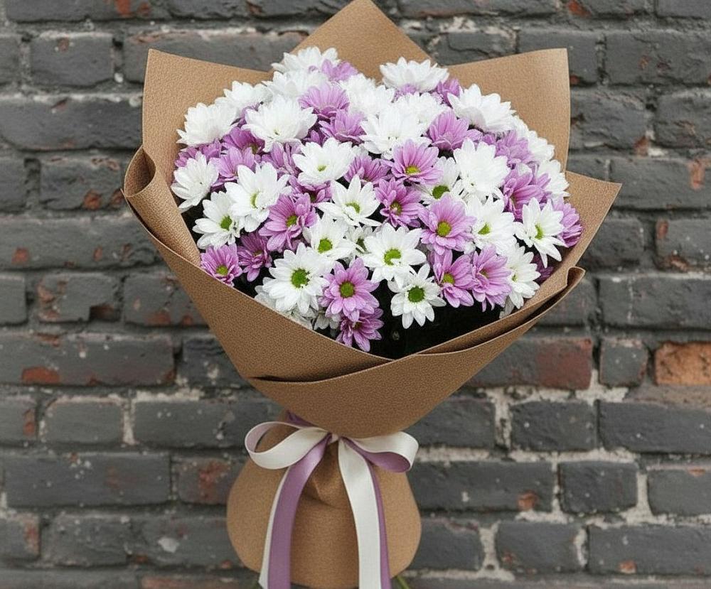 Букет цветов из: Хризантемы в Митрофановке