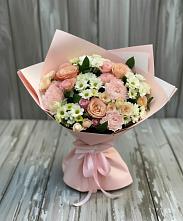 Букет цветов из:  Гвоздики, Розы и Хризантемы #REPLACE_PRED# Митрофановке