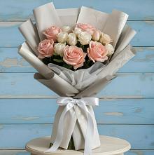 Букет цветов из:  Розы #REPLACE_PRED# Митрофановке