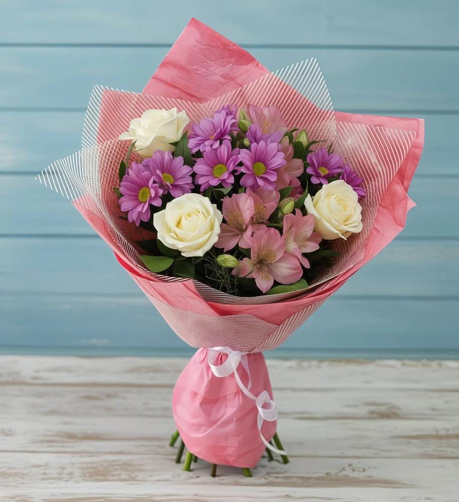 Букет цветов из: Герберы в Митрофановке