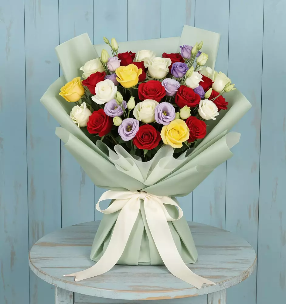 Букет цветов из: Розы в Митрофановке