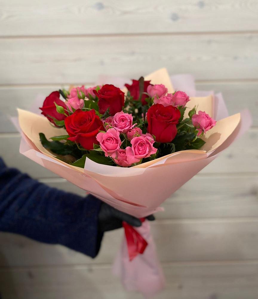 Букет цветов из: Розы в Митрофановке