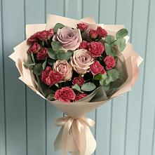 Букет цветов из:  Гвоздики и Розы #REPLACE_PRED# Митрофановке