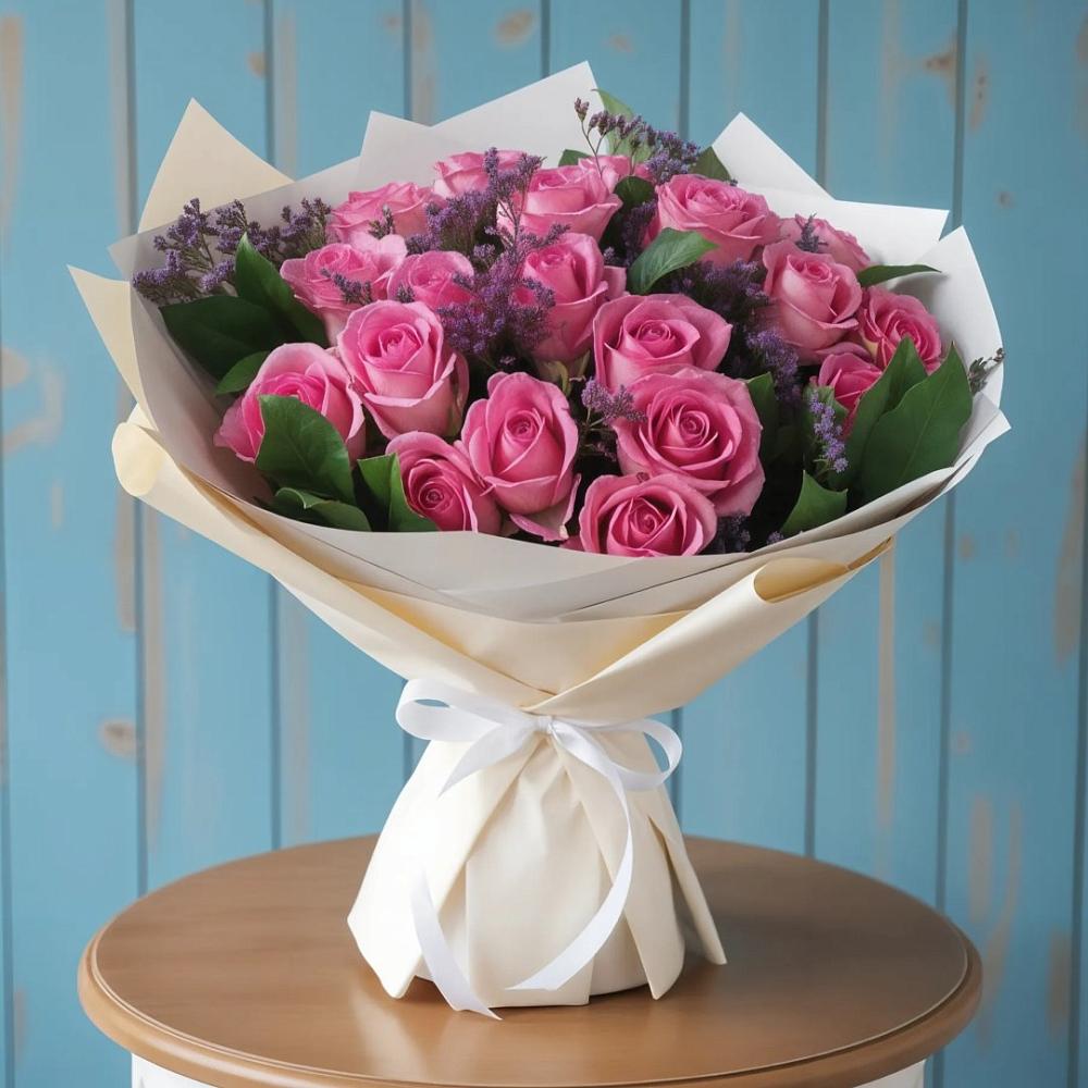 Букет цветов из: Розы в Митрофановке