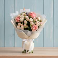 Букет цветов из:  Розы #REPLACE_PRED# Митрофановке