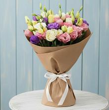 Букет цветов из:  Лизиантусы в Митрофановке