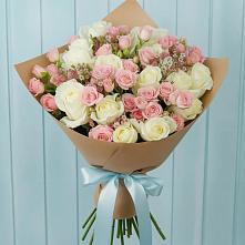 Букет цветов из:  Розы #REPLACE_PRED# Митрофановке