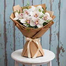 Букет цветов из:  Орхидеи и Розы в Митрофановке