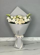 Букет цветов из:  Розы и Лизиантусы в Митрофановке